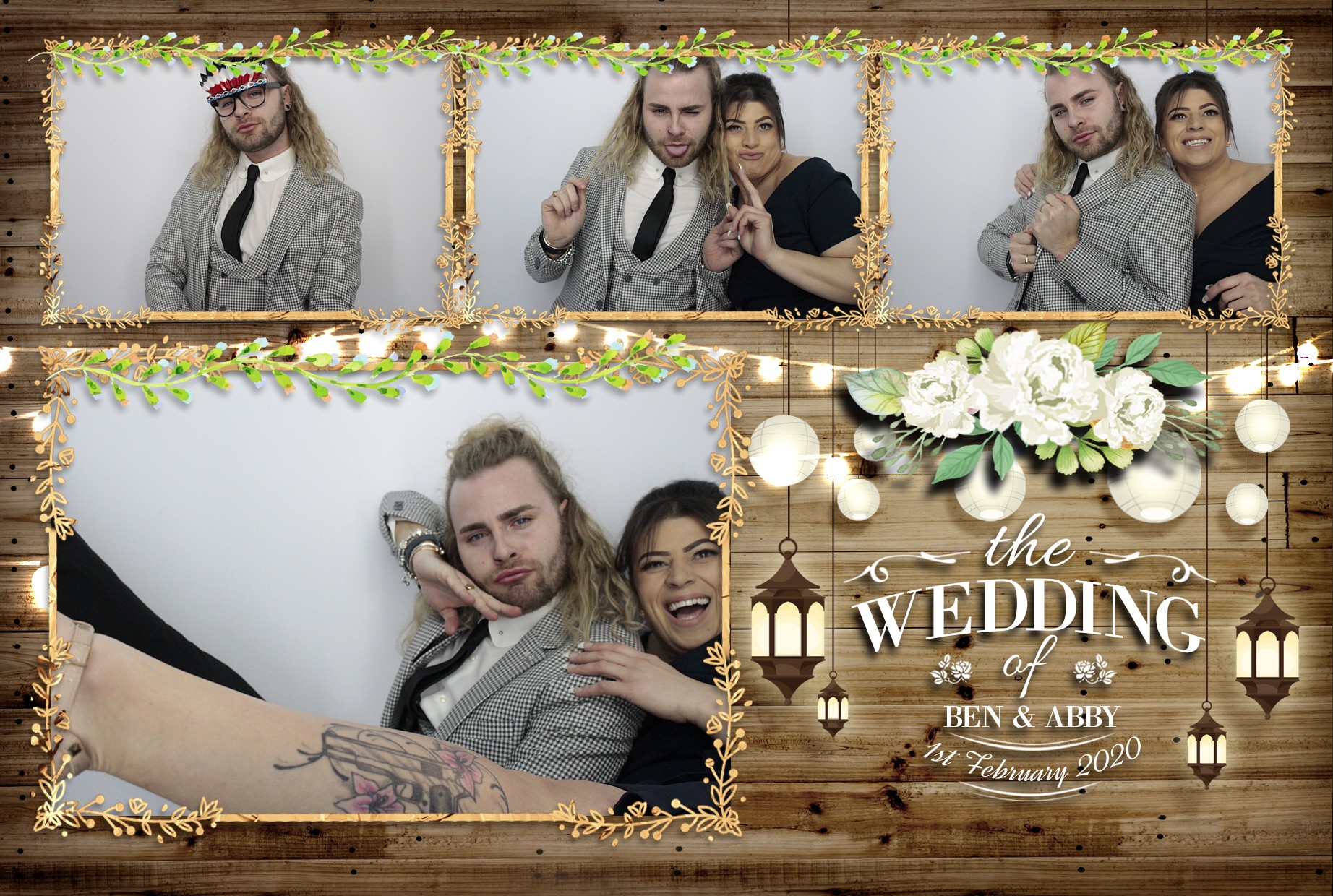 Ben & Abby’s Wedding  | View more photos from the event at gallery.myphotoboothexperience.co.uk/u/MyPhotoBoothExperienceLtd/Ben-Abby’s-Wedding